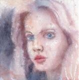 Love Me 2 by Laura Boyd, Painting, Watercolour and pencil